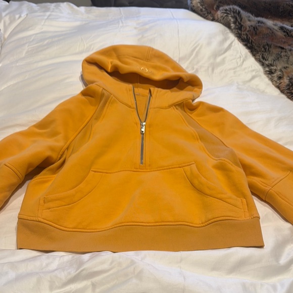 lululemon athletica Tops - lululemon athletica Marigold Crop Top Hoodie